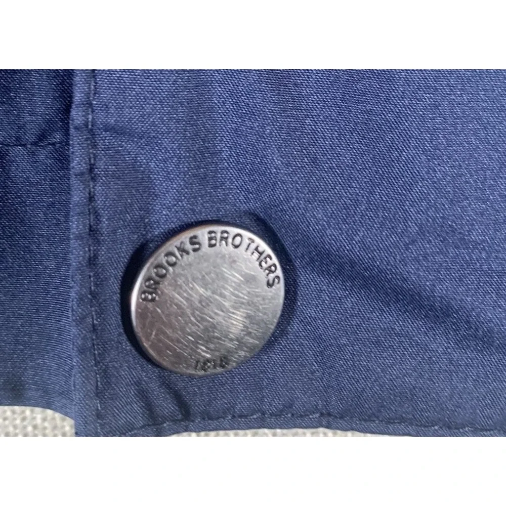Brooks Brothers 346 Men's Red White Blue Rain Jacket Bomber Jacket - 2XL‎ - Picture 7 of 10